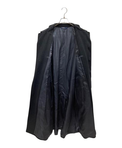 POLO RALPH LAUREN（ポロ・ラルフローレン）POLO RALPH LAUREN (ポロ・ラルフローレン) ウールステンカラーコート/ウールバルマカーンコート ブラック サイズ:A6の古着・服飾アイテム