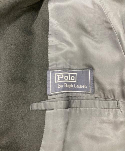 POLO RALPH LAUREN（ポロ・ラルフローレン）POLO RALPH LAUREN (ポロ・ラルフローレン) ウールステンカラーコート/ウールバルマカーンコート ブラック サイズ:A6の古着・服飾アイテム