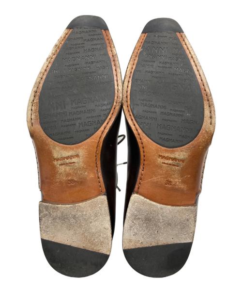 MAGNANNI（マグナーニ）MAGNANNI (マグナーニ) メダリオンビジネスシューズ ブラウン サイズ:38の古着・服飾アイテム