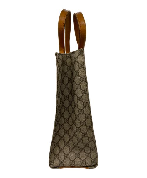 GUCCI（グッチ）GUCCI (グッチ) トートバッグ ブラウン×オレンジ サイズ:表記なしの古着・服飾アイテム