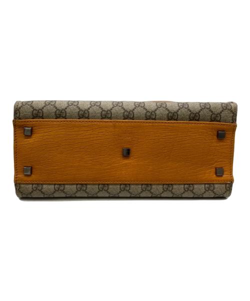GUCCI（グッチ）GUCCI (グッチ) トートバッグ ブラウン×オレンジ サイズ:表記なしの古着・服飾アイテム