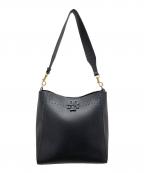 TORY BURCHトリーバーチ）の古着「マックグローバケットバッグ」｜ブラック