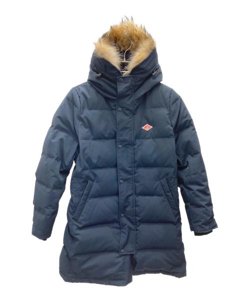 DANTON（ダントン）DANTON (ダントン) フード付きロングダウンコート ネイビー サイズ:38の古着・服飾アイテム