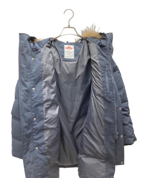DANTON（ダントン）DANTON (ダントン) フード付きロングダウンコート ネイビー サイズ:38の古着・服飾アイテム
