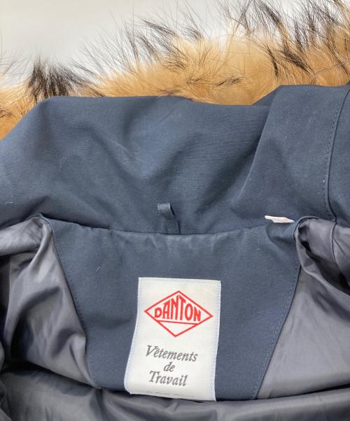 DANTON（ダントン）DANTON (ダントン) フード付きロングダウンコート ネイビー サイズ:38の古着・服飾アイテム