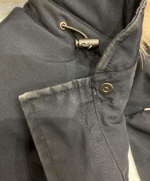 DANTON（ダントン）DANTON (ダントン) フード付きロングダウンコート ネイビー サイズ:38の古着・服飾アイテム