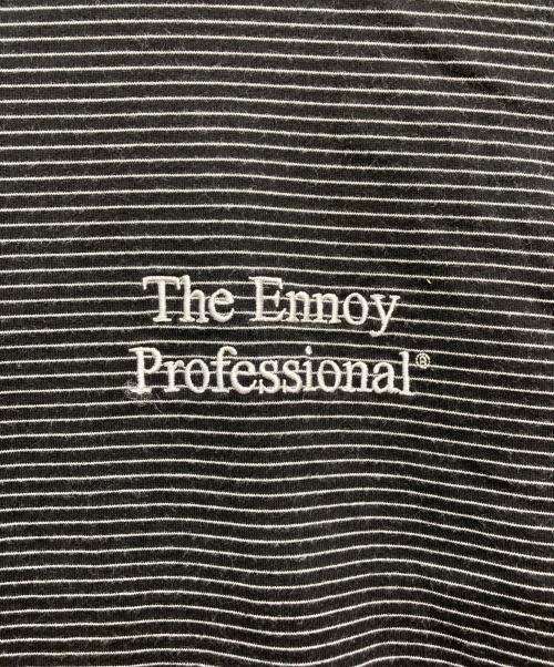 The Ennoy Professional（ザ エンノイ プロフェッショナル）THE ENNOY PROFESSIONAL (ザ エンノイ プロフェッショナル) S/S Border T-Shirt ブラック サイズ:XXLの古着・服飾アイテム