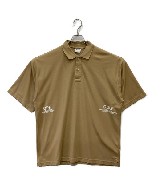 CAPTAINS HELM GOLF（キャプテンズヘルム ゴルフ）Captains Helm Golf (キャプテンズヘルム ゴルフ) ポロシャツ ベージュ サイズ:XLの古着・服飾アイテム