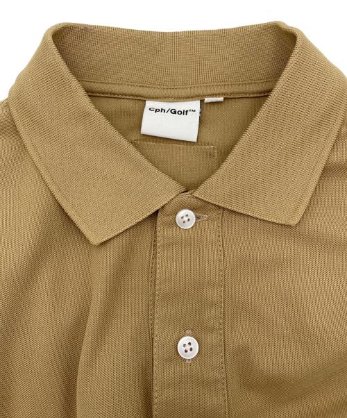 CAPTAINS HELM GOLF（キャプテンズヘルム ゴルフ）Captains Helm Golf (キャプテンズヘルム ゴルフ) ポロシャツ ベージュ サイズ:XLの古着・服飾アイテム
