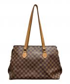 LOUIS VUITTONルイ ヴィトン）の古着「ダミエ コロンビーヌ トートバッグ」｜ブラウン