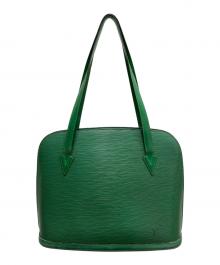 LOUIS VUITTON（ルイ ヴィトン）の古着「エピ リュサック ショルダーバッグ」｜グリーン