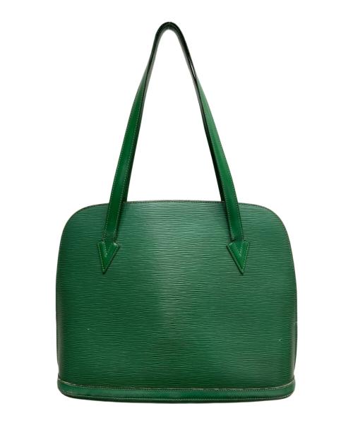 LOUIS VUITTON（ルイ ヴィトン）LOUIS VUITTON (ルイ ヴィトン) エピ リュサック ショルダーバッグ グリーンの古着・服飾アイテム