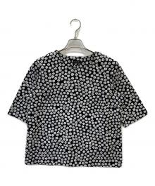 marimekko（マリメッコ）の古着「花柄カットソー」｜ブラック