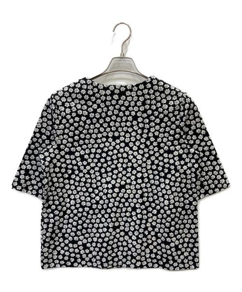 marimekko（マリメッコ）marimekko (マリメッコ) 花柄カットソー ブラック サイズ:Mの古着・服飾アイテム