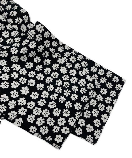marimekko（マリメッコ）marimekko (マリメッコ) 花柄カットソー ブラック サイズ:Mの古着・服飾アイテム