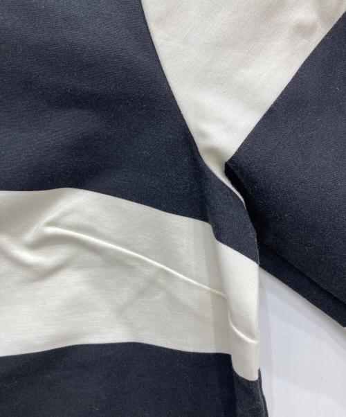 marimekko（マリメッコ）marimekko (マリメッコ) ボーダーブラウス ブラック サイズ:Mの古着・服飾アイテム