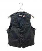 Schottショット）の古着「424V レザーベスト」｜ブラック
