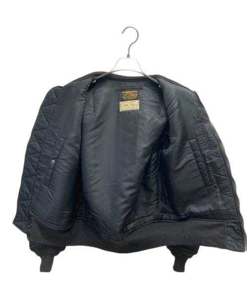 BUZZ RICKSON'S（バズリクソンズ）Buzz Rickson's (バズリクソンズ) Type BLACK MA-1 SLENDER ブラック サイズ:Ｌの古着・服飾アイテム