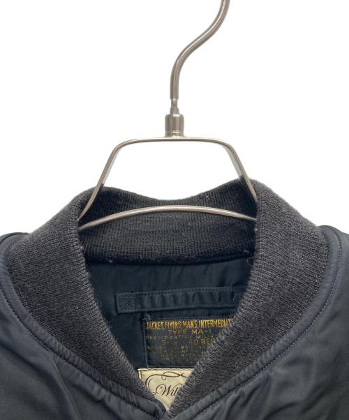 BUZZ RICKSON'S（バズリクソンズ）Buzz Rickson's (バズリクソンズ) Type BLACK MA-1 SLENDER ブラック サイズ:Ｌの古着・服飾アイテム