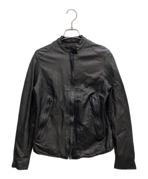 sisii（シシ）sisii (シシ) シングルライダースジャケット ブラック サイズ:XSの古着・服飾アイテム