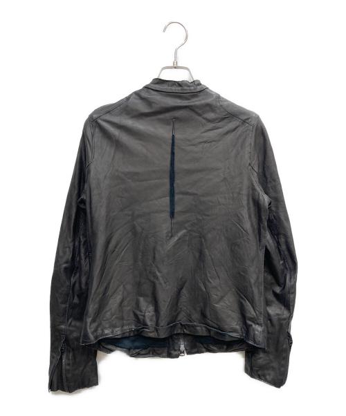 sisii（シシ）sisii (シシ) シングルライダースジャケット ブラック サイズ:XSの古着・服飾アイテム