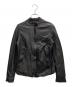 sisii（シシ）の古着「シングルライダースジャケット」｜ブラック