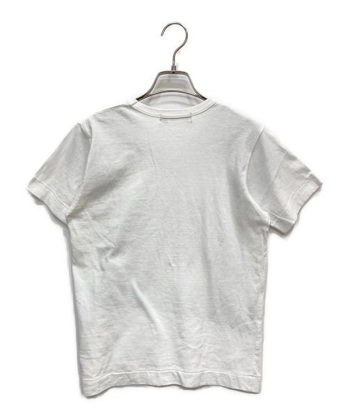 BLACK COMME des GARCONS（ブラックコムデギャルソン）BLACK COMME des GARCONS (ブラックコムデギャルソン) トロンプルイユプリントTシャツ ホワイト サイズ:Mの古着・服飾アイテム