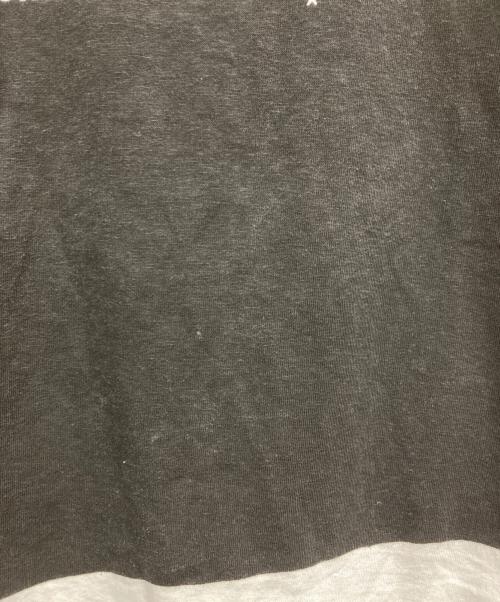 BLACK COMME des GARCONS（ブラックコムデギャルソン）BLACK COMME des GARCONS (ブラックコムデギャルソン) トロンプルイユプリントTシャツ ホワイト サイズ:Mの古着・服飾アイテム
