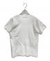 BLACK COMME des GARCONS (ブラックコムデギャルソン) トロンプルイユプリントTシャツ ホワイト サイズ:M：7000円