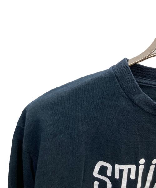 stussy（ステューシー）stussy (ステューシー) オールド ロゴプリントカットソー ブラック サイズ:Mの古着・服飾アイテム