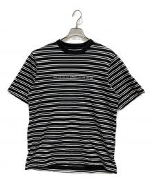 SUPREME（シュプリーム）の古着「Stati Uniti Stripe S/S Top」｜ブラック