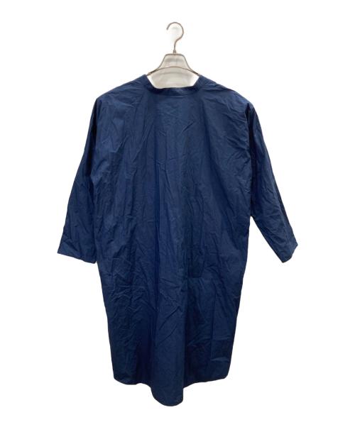 loin.（ロワン）loin. (ロワン) コットンシャツワンピース ネイビー サイズ:FREEの古着・服飾アイテム