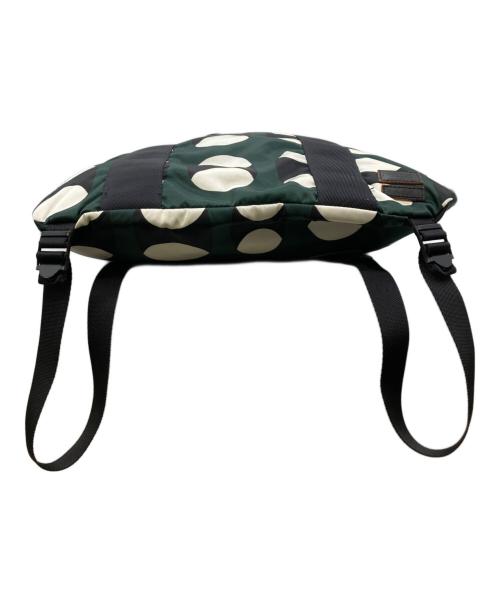 PORTER（ポーター）PORTER (ポーター) MARNI (マルニ) 2WAYトートバッグ グリーン×ブラックの古着・服飾アイテム