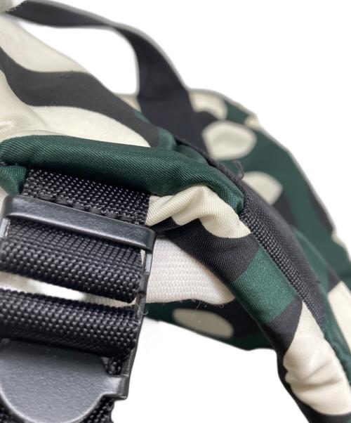 PORTER（ポーター）PORTER (ポーター) MARNI (マルニ) 2WAYトートバッグ グリーン×ブラックの古着・服飾アイテム