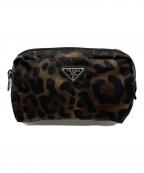 PRADAプラダ）の古着「ポーチ」｜ブラウン