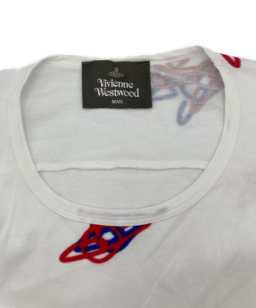 Vivienne Westwood man（ヴィヴィアン ウェストウッド マン）Vivienne Westwood man (ヴィヴィアン ウェストウッド マン) SPRAY ORB リラックス Tシャツ ホワイト サイズ:FREEの古着・服飾アイテム