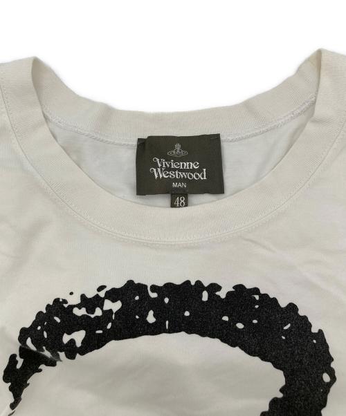 Vivienne Westwood man（ヴィヴィアン ウェストウッド マン）Vivienne Westwood man (ヴィヴィアン ウェストウッド マン) カットソー ホワイト サイズ:Lの古着・服飾アイテム
