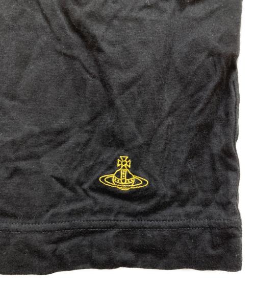 Vivienne Westwood man（ヴィヴィアン ウェストウッド マン）Vivienne Westwood man (ヴィヴィアン ウェストウッド マン) MONKEY ビッグロングTシャツ ブラック サイズ:Ⅼの古着・服飾アイテム