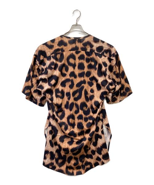 Vivienne Westwood man（ヴィヴィアン ウェストウッド マン）Vivienne Westwood man (ヴィヴィアン ウェストウッド マン) LEOPARD ビッグロングTシャツ ブラウン サイズ:FREEの古着・服飾アイテム