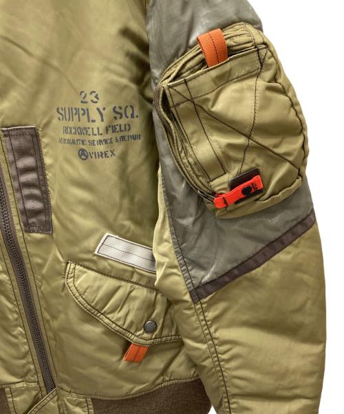 AVIREX（アヴィレックス）AVIREX (アヴィレックス) L-2 MODEL K3 カスタムフライトジャケット カーキ サイズ:Ｍの古着・服飾アイテム