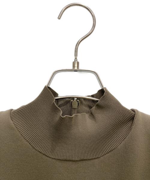 CELFORD（セルフォード）CELFORD (セルフォード) コルセットデザインニットワンピース カーキ サイズ:Sの古着・服飾アイテム