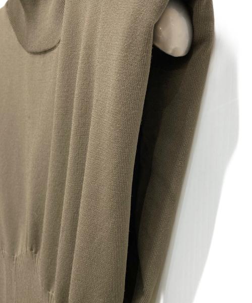 CELFORD（セルフォード）CELFORD (セルフォード) コルセットデザインニットワンピース カーキ サイズ:Sの古着・服飾アイテム