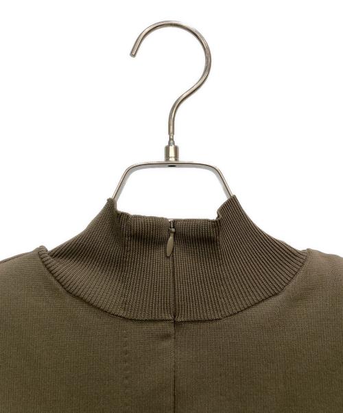 CELFORD（セルフォード）CELFORD (セルフォード) コルセットデザインニットワンピース カーキ サイズ:Sの古着・服飾アイテム