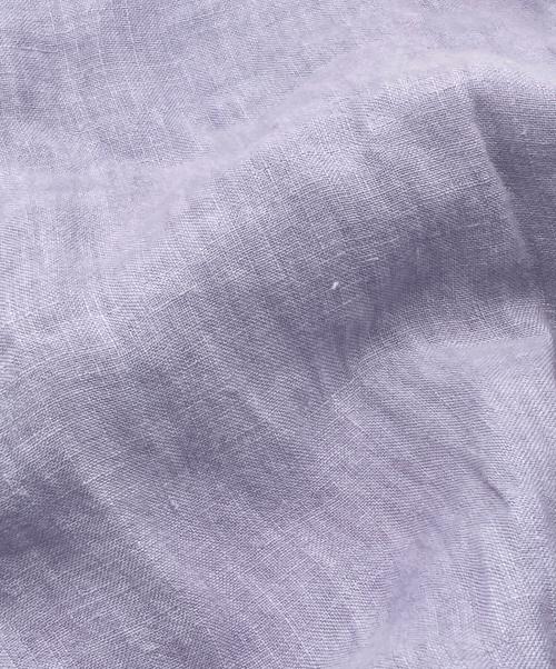 antiquites（アンティークス）Antiquites (アンティークス) リネンシャツワンピース ラベンダー サイズ:表示なしの古着・服飾アイテム