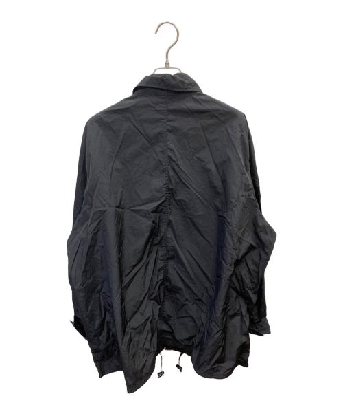ATON（エイトン）ATON (エイトン) HAND DYED NYLON SHIRTS JACKET ブラック サイズ:4の古着・服飾アイテム