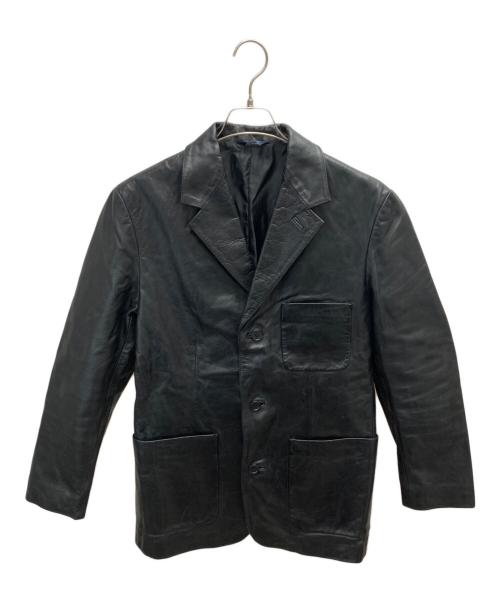GAP（ギャップ）GAP (ギャップ) レザー3Bテーラードジャケット ブラック サイズ:XSの古着・服飾アイテム