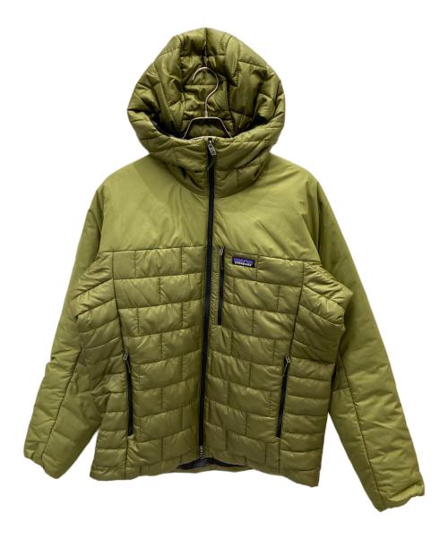 Patagonia（パタゴニア）Patagonia (パタゴニア) ハイロフト・ナノ・パフ・フーディ カーキ(Pond Green) サイズ:Lの古着・服飾アイテム