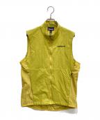 Patagoniaパタゴニア）の古着「トレイル・クラフト・ベスト」｜イエロー(Bundle Green)