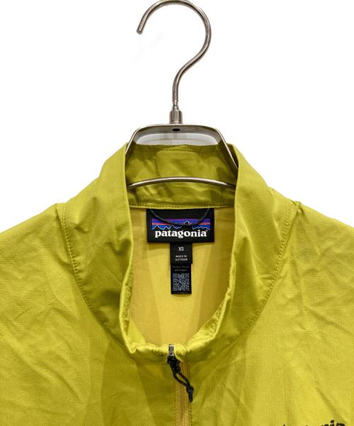 Patagonia（パタゴニア）Patagonia (パタゴニア) トレイル・クラフト・ベスト イエロー(Bundle Green) サイズ:XSの古着・服飾アイテム