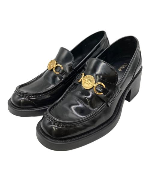 Chloe（クロエ）Chloe (クロエ) 60mm loafers ブラック サイズ:24.5の古着・服飾アイテム
